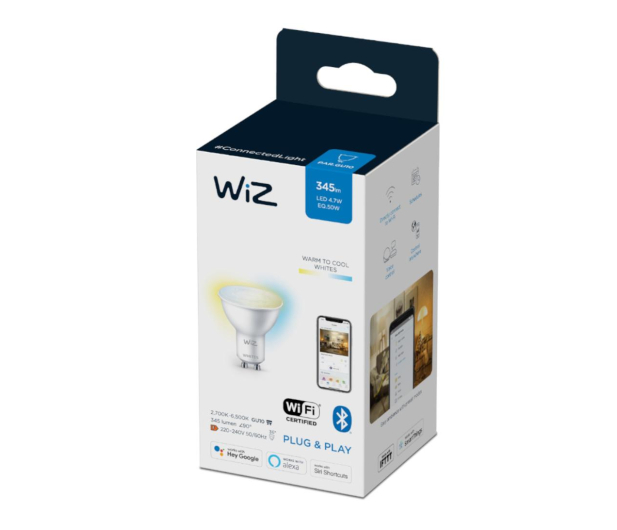 WiZ Wi-Fi BLE 50W GU10 927-65 TW 1PF/6 - 1182899 - zdjęcie 2